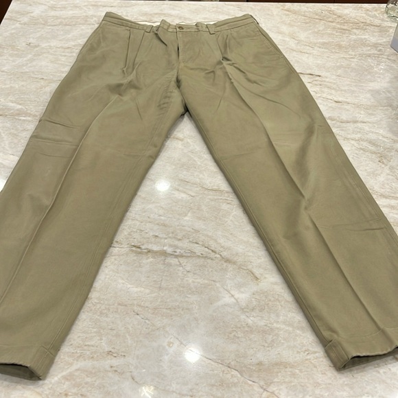 Brooks Brothers | Elliott Chino‎ Pants | Dark Khaki | Men's Size 36x32 - Picture 1 of 9